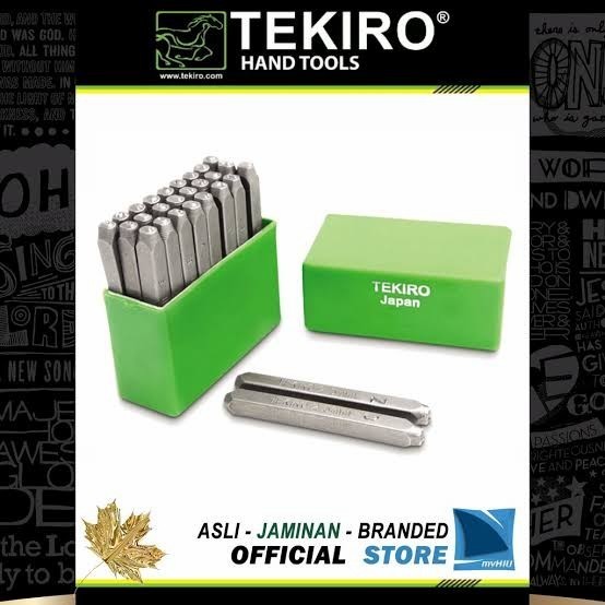 

[Baru] Huruf Ketok Uk. 8 Mm Alfabet A~Z Isi 26 Pcs / Letter Punch Set Berkualitas