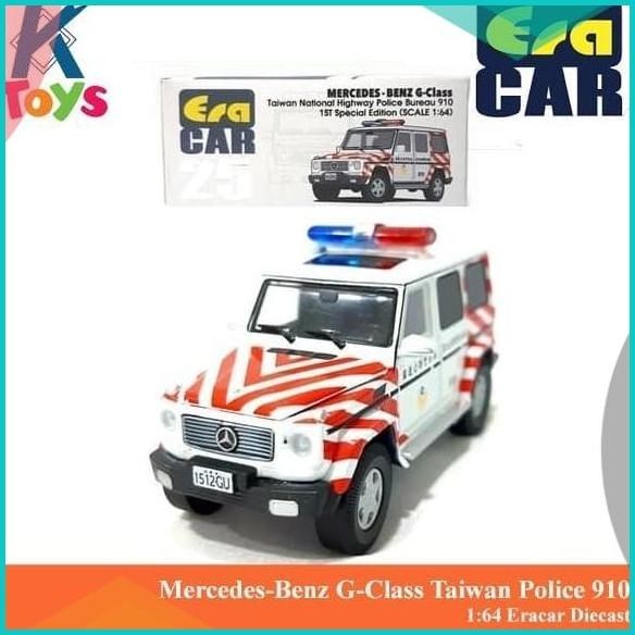 Era Car Mercedes-Benz G-Class Taiwan Police 910 - 1:64 Eracar Diecast
