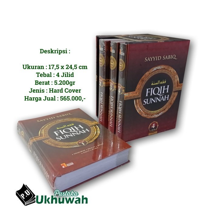 

[Baru] Fiqih Sunnah Sayyid Sabiq 4 Jilid Lengkap Terbatas