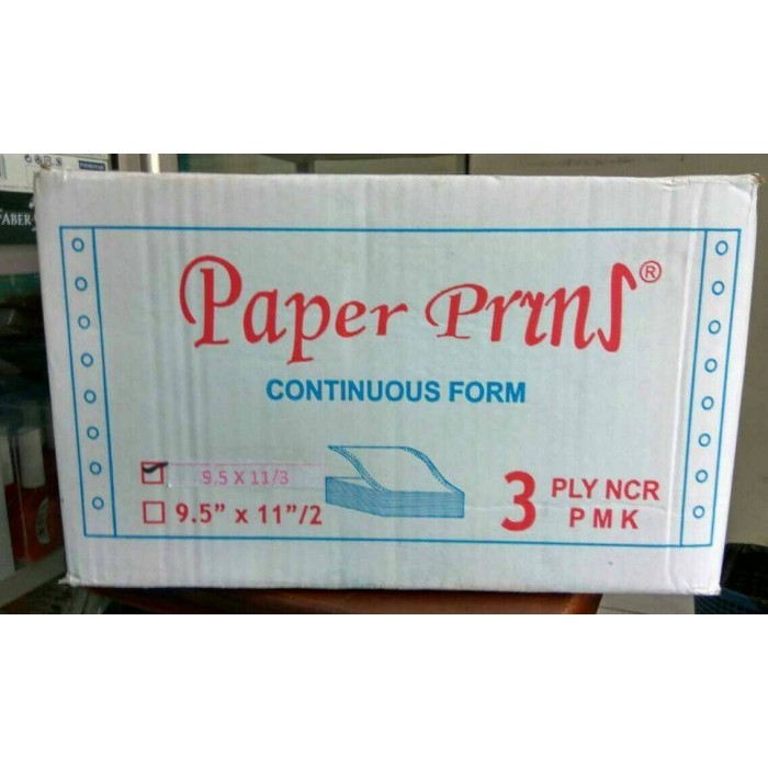 

[Baru] Continuous Form Paper Prins 9.5X11/3 - 3Ply Limited