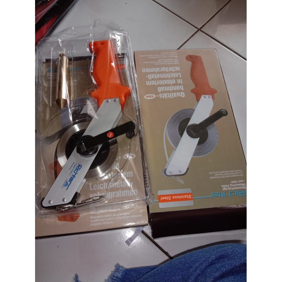 

[Baru] Sounding Tape Stainless Steel 15M / Meteran Diskon