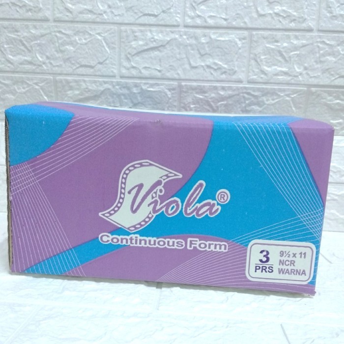 

[Baru] Continuous Forrm 9 1/2 X 11 3 Ply Bagi 2 Ncr Merk Viola Terbatas