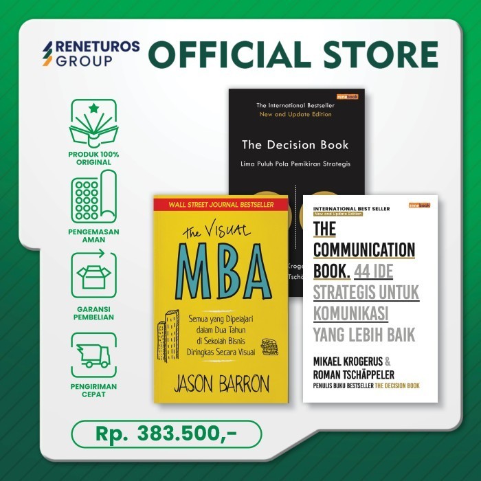 

[Baru] Paket Bundling : The Visual Mba The Decision The Communication Book Terbatas