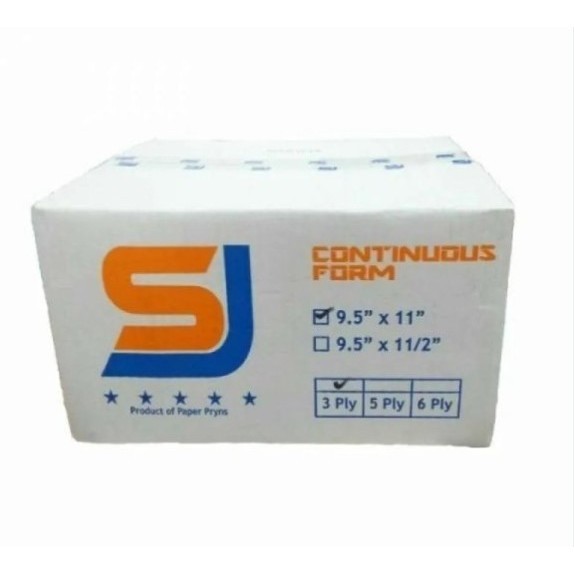 [Baru] Continuous Form 3 Ply Ncr Sj Diskon