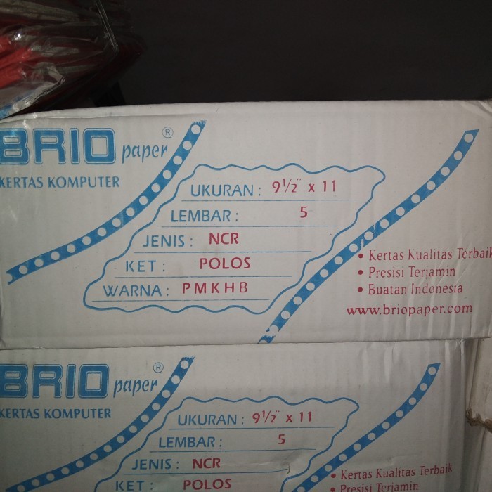 

[Baru] Continuous Form 5 Ply Brio Terbatas