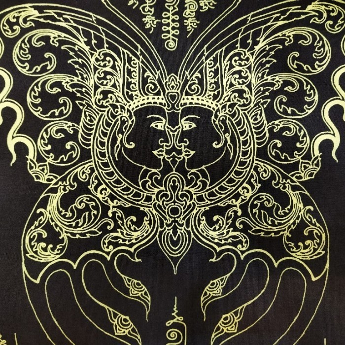 

[Baru] Pha Yant / Yantra Butterfly / Kruba Krissana Wat Weruwan Black Terbatas