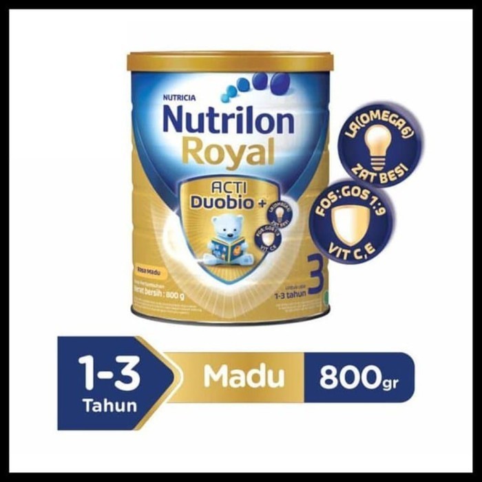 [COD] Susu Bayi Nutrilon Royal 3 Acti Duobio Kaleng Madu 800 Gram 1-3 Tahun Terbatas