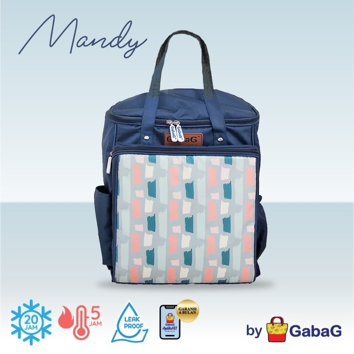 [New Ori] Gabag Tas Asi - Backpack Cooler Bag 2 In 1 Mandy  Laptop Fit Berkualitas