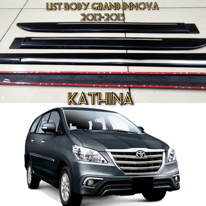 [Ori] List Body Mobil Toyota Grand Innova 2012-2015 Hitam Diskon