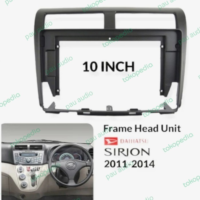 [Original] List Frame Android 10 Inch Mobil Sirion 2012-2014 Diskon