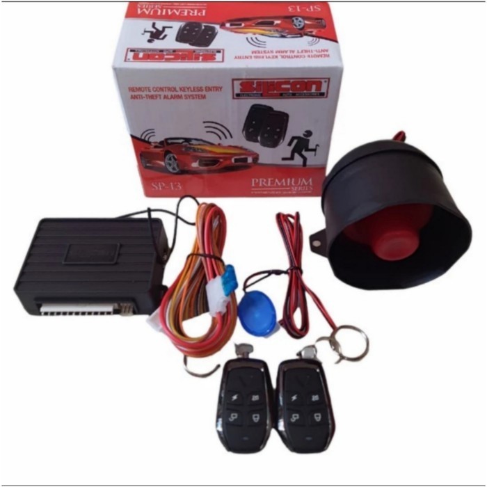 [Original] Alarm Mobil Silicon Premium Sp-13 Terbaru