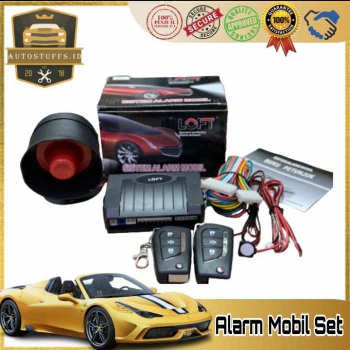 [Original] Alarm MobilAlarm Mobil Model Innova Rebom/Alarm Mobil High Quality Terbatas
