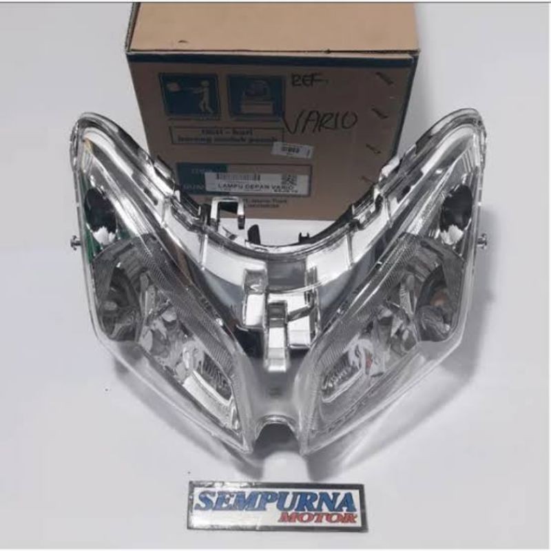 lampu depan Vario karbu reflektor lampu depan Vario karbu