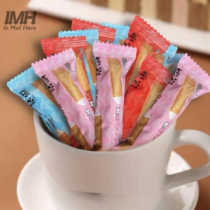 

TRE [HALAL] MIX Lava Triangle Crispy Snack Renyah Import Cemilan China biskuit kue Krispi Lava segitiga makanan sehat IMH 014 TERLARIS