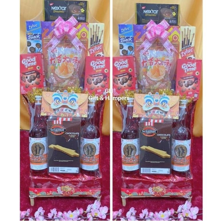 

TRE Parcel Imlek Snacks CNY Minuman Sirup Kurnia Produksi Terbaru utk Gift TERLARIS