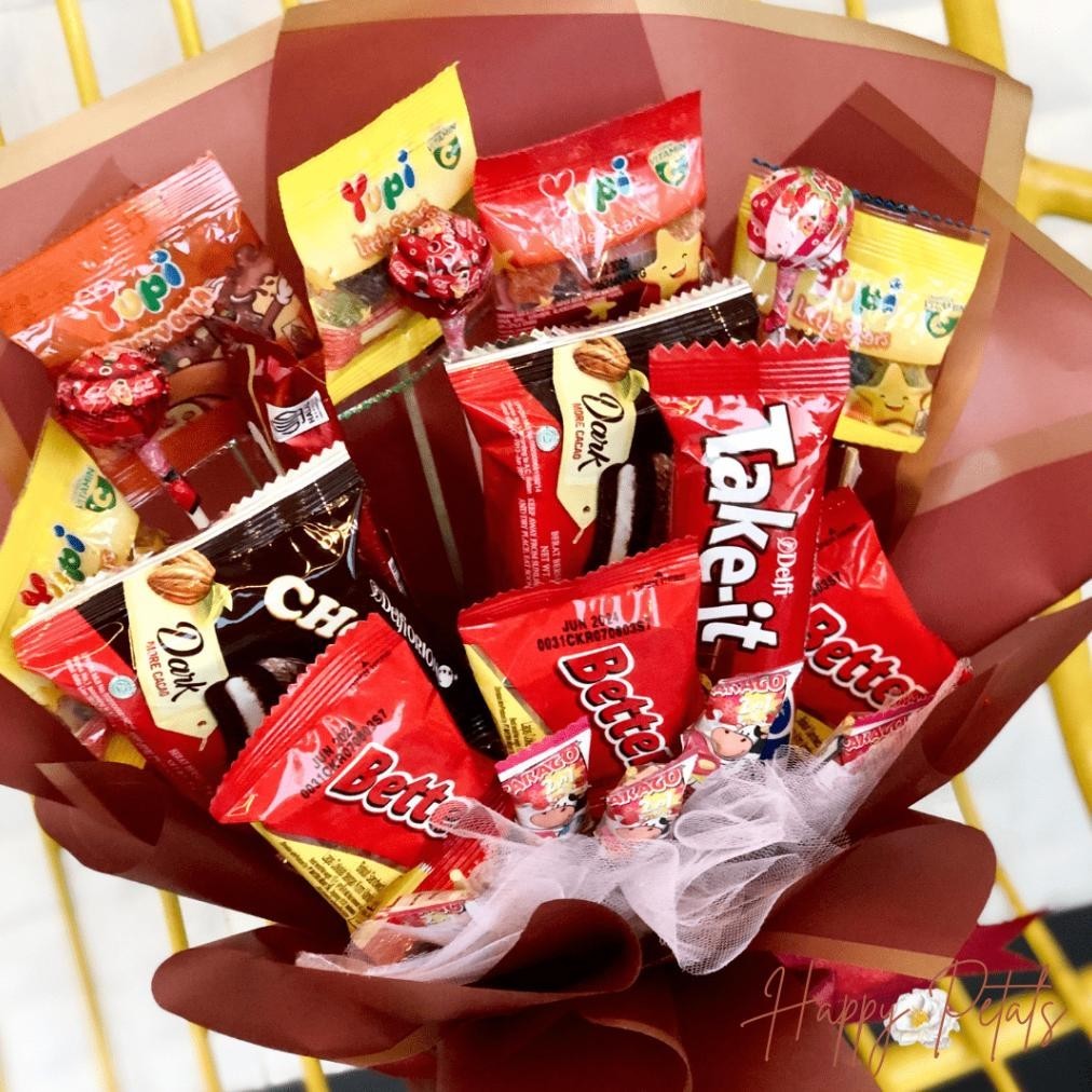 

TRE CHINESE NEW YEAR MEDIUM SNACK BOUQUET II BUKET SNACK IMLEK TERLARIS