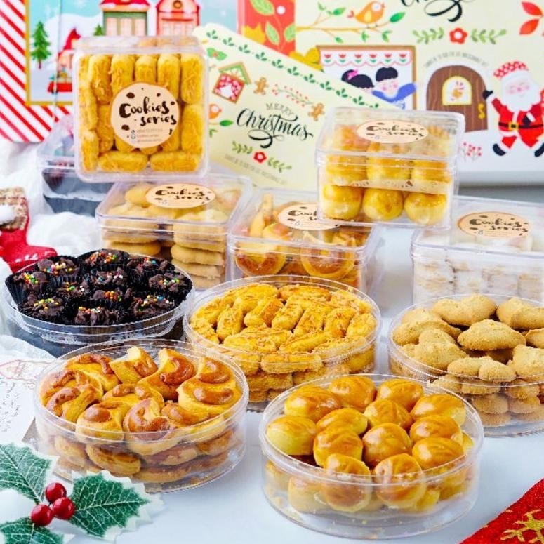 

TRE Hampers Kue Kering Cookies Parcel Parsel Natal Lebaran Idul Fitri Imlek Cantik Hadiah Murah Exclusive TERLARIS