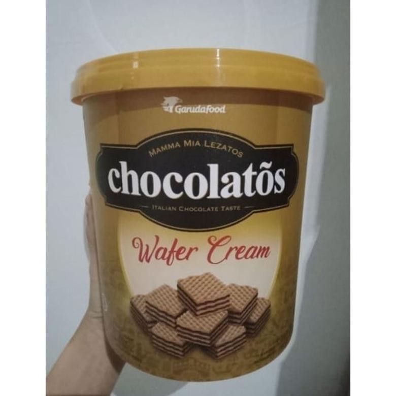 

TRE Chocolatos Hollanda Wafer Cream Coklat 300gr-Wafer Cream Coklat Toples-Snack Anak-Cemilan Enak-Camilan Santai-Paket Lebaran-Hampers-Natal-Idul Fitri-Imlek--Grosir Murah TERLARIS