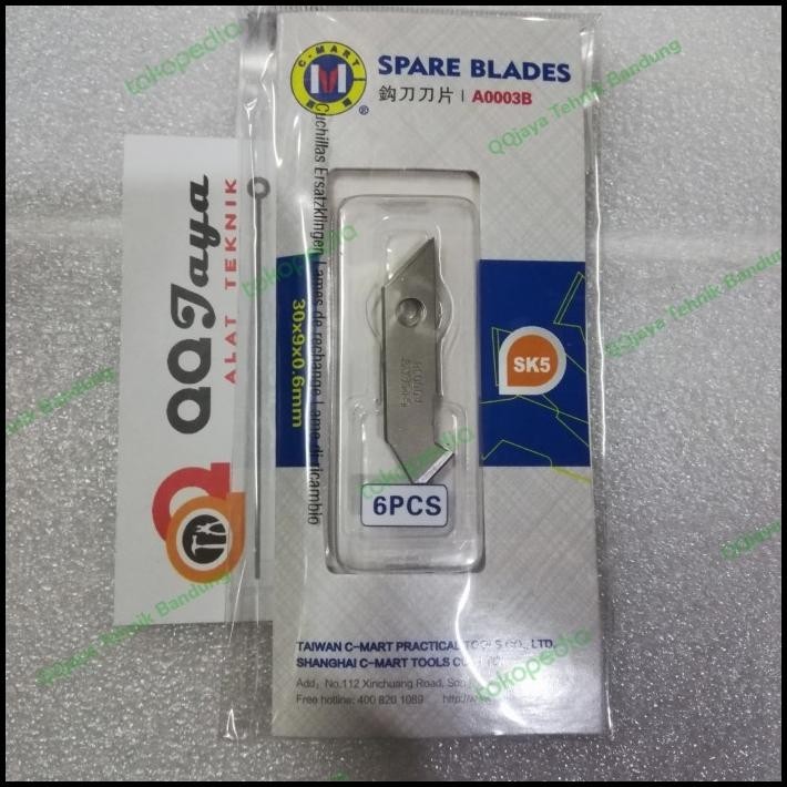 

BEST DEAL ISI CUTTER ACRYLIC CMART - 6PC SPARE BLADES SK5 !