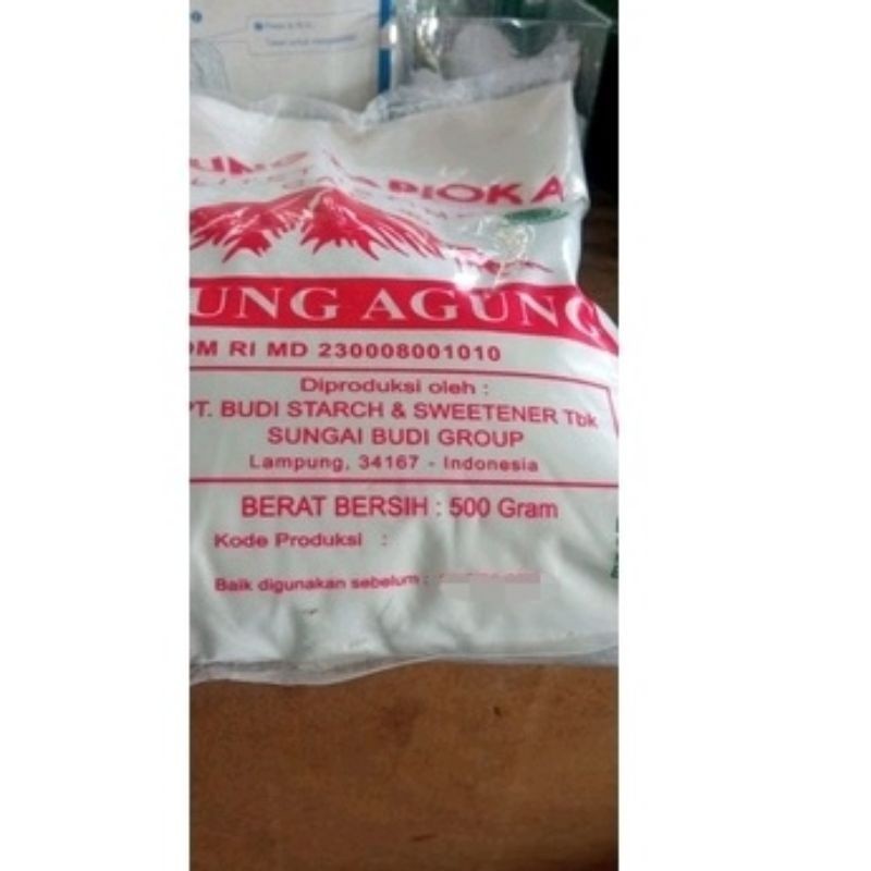 

Tepung Tapioka Sagu Kemasan Gunung Agung (20 Pak @500Gr) Grosir 1 Dus