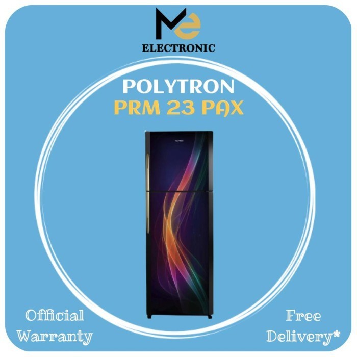 [Baru] Kulkas Polytron 2 Pintu 220 Liter Prm23Pax Prm 23 Pax Prm-23Pax Prm23 Limited