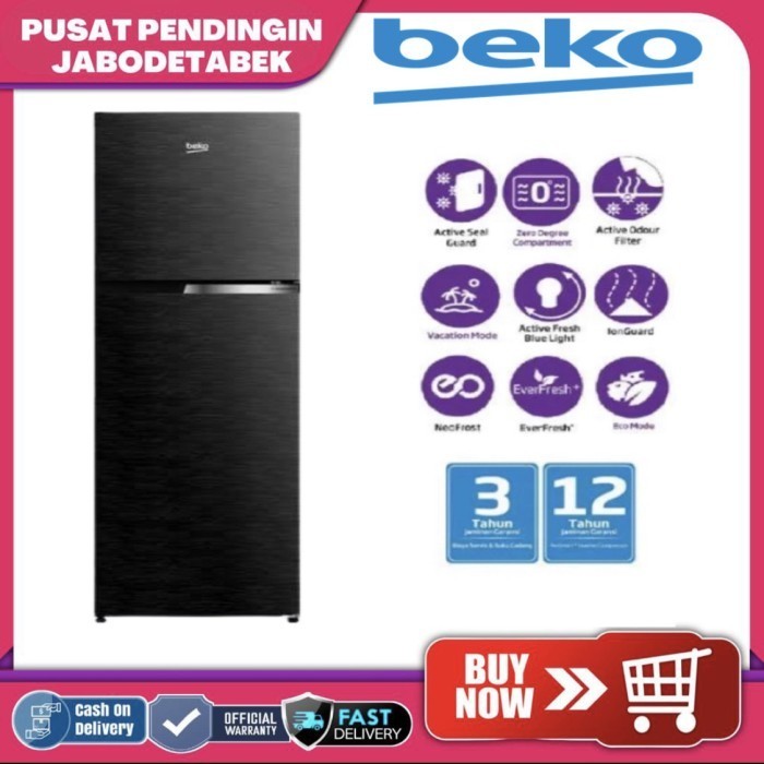 [Baru] Kulkas Beko 2 Pintu Rdnt 271I50Vzwb 271L  Rdnt 271 Limited