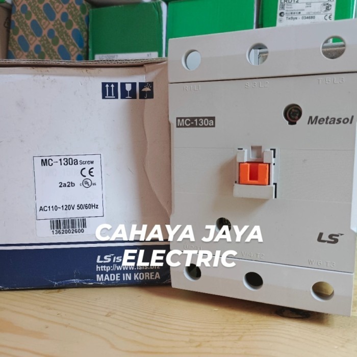 [New Ori] Kontaktor Contactor Ls Mc-130A Mc130A Original Made In Korea Terbatas