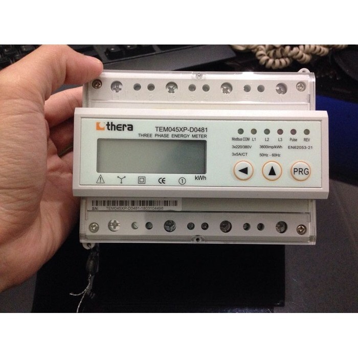 [New Ori] Kwh Meter 3Phase Merk Thera Tem045Xp-D0481 Terbaru