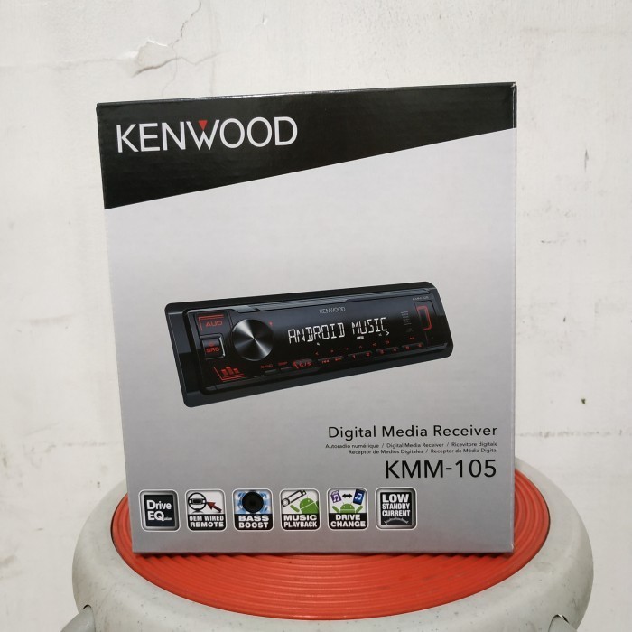 [Baru] Single Din Kenwood Kmm 103 - Tape Mobil Kenwood Kmm 103 - Head Unit Terbatas