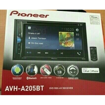 ✨Ori Doubledin Pioneer Avh-A205Bt/ Pioneer Avh-A 205 Bt Garansi Resmi Top Limited