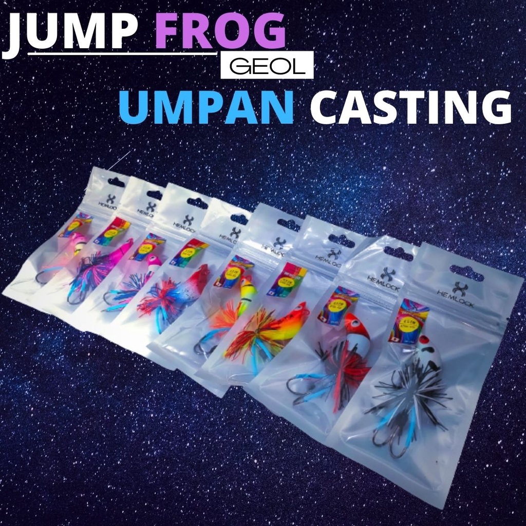UMPAN CASTING JUMP FROG ACTION GEOL HEMLO