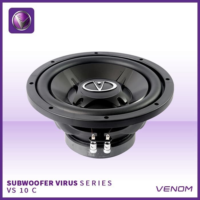 [Baru] Subwoofer Venom 10 Inch Virus Vs10C Berkualitas