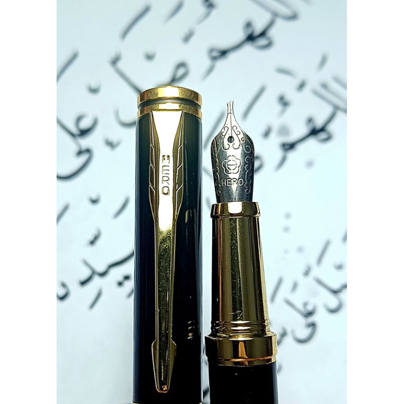 Fountain pen hero - pulpen kaligrafi - pena ijazah - qalam khat - calligraphy pen