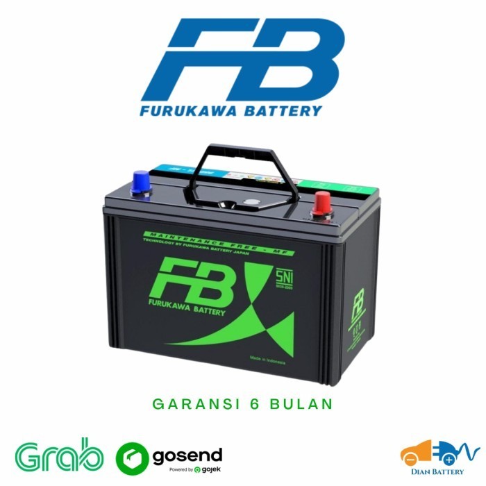 [New] Aki Mobil Fortuner Diesel Nx110-5L Aki Kering Fb Mf 80D26L Limited