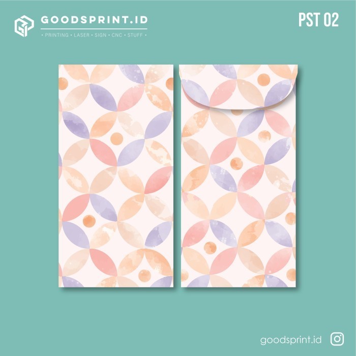 

6 Pcs Angpao Wedding Custom Amplop Panjang Amplop Kondangan Motif