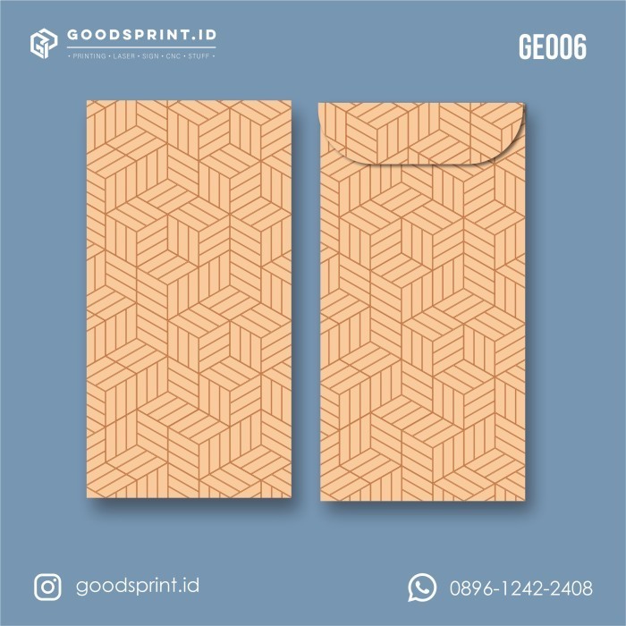 

Angpao Motif Geometri Angpao Custom Nama / Tulisan Amplop Kondangan