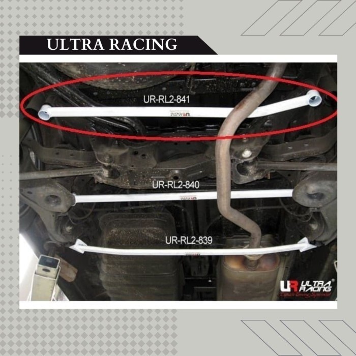 [Original] Aksesoris Stabiliser Ultra Racing Rear Lower 2Pts Nissan Serena C24 Terbatas