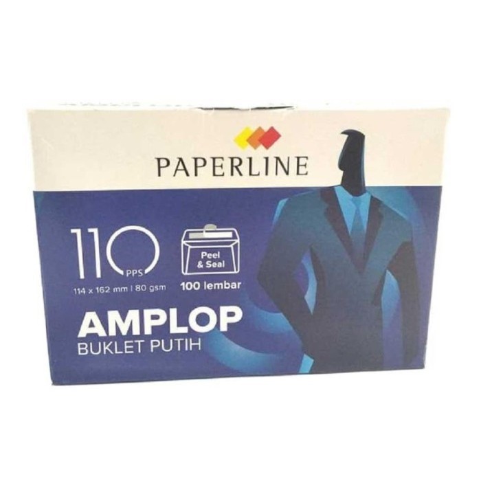 

Amplop Paperline Polos 110 / Amplop Putih Polos