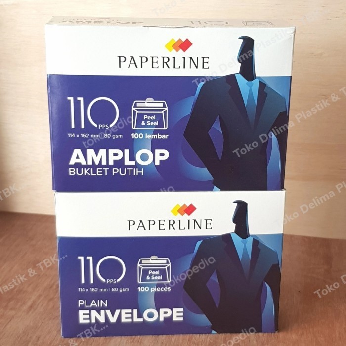 

Amplop Putih Paperline 110 Pps 114 X 162 Mm 80 Gsm Isi 100 Lbr