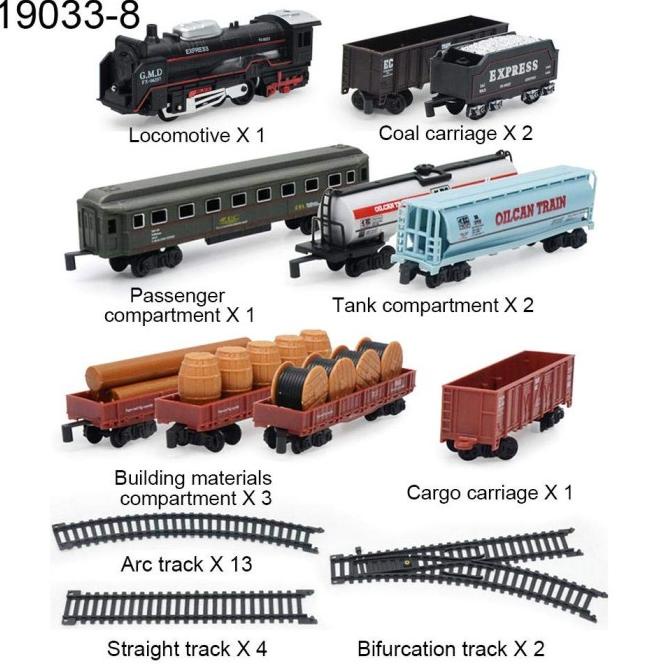 Mainan Miniatur Kereta Api Rail King Jumbo Berwesel 112 cm 19033-8 peterstorez