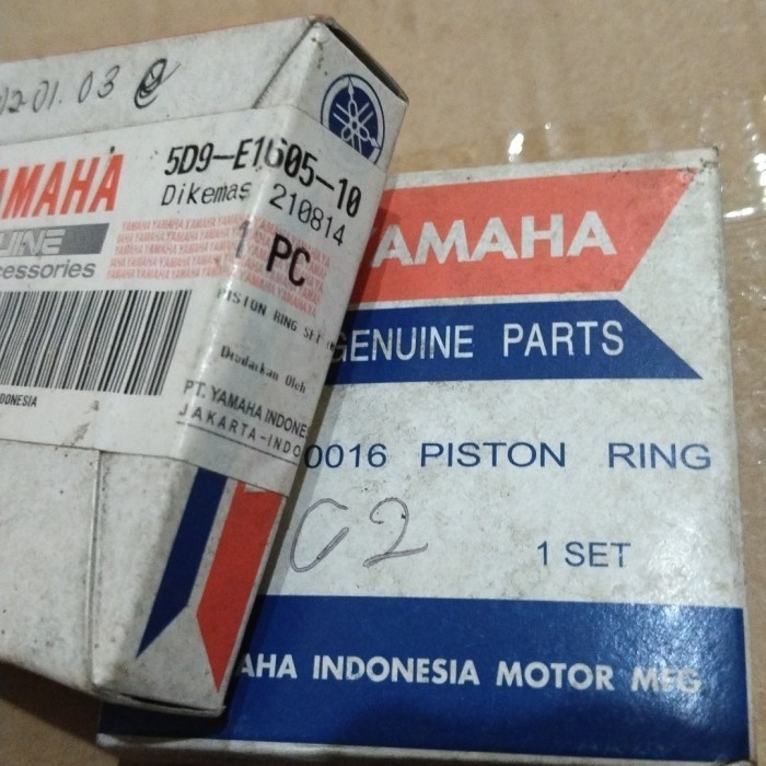 ORI 5D9-E1605-00 RING PISTON SEHER YAMAHA VEGA ZR JUPITER Z ( YAMAHA JP GROUP )