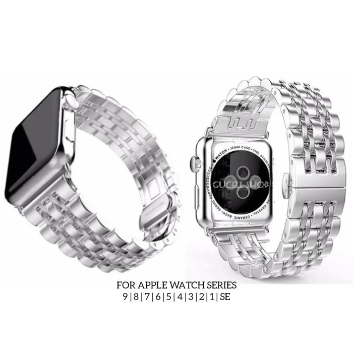 Strap Apple Watch 9 8 Ultra SE Stainless Steel Strap iWatch Ultra 8 7