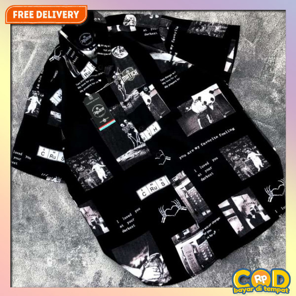 Hem Distro Jemeja Cwok Atasan Hawai Baju Atasan Cowok Berkualitas Dewasa Keren Jemeja Fashion Lengan