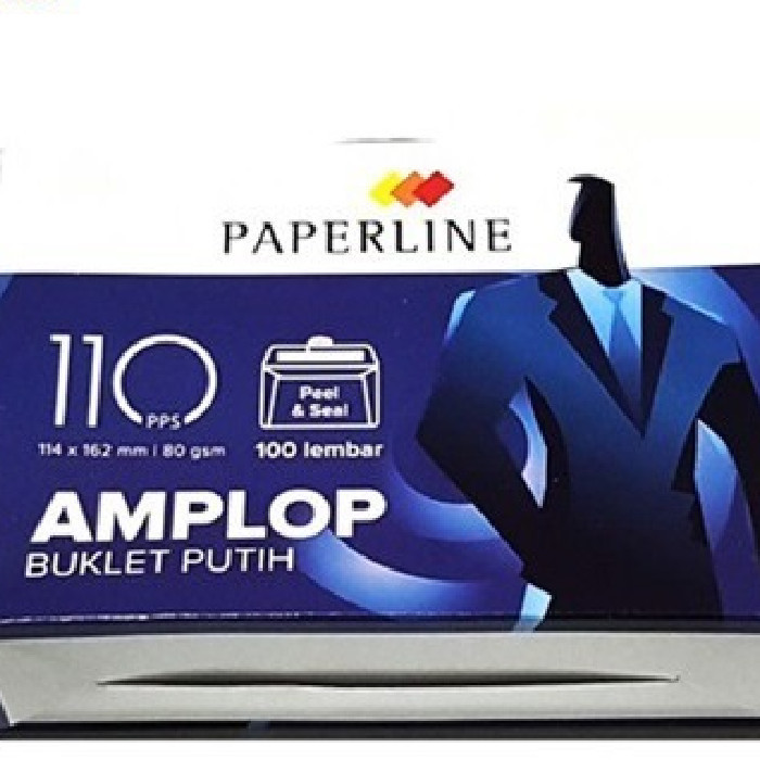 

Amplop Putih Paperline No. 110 Pps