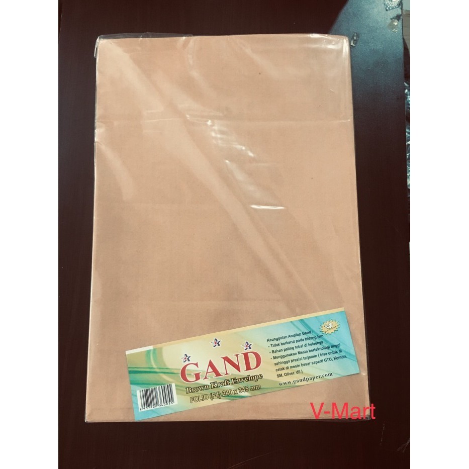

Amplop Ukuran Folio / F4