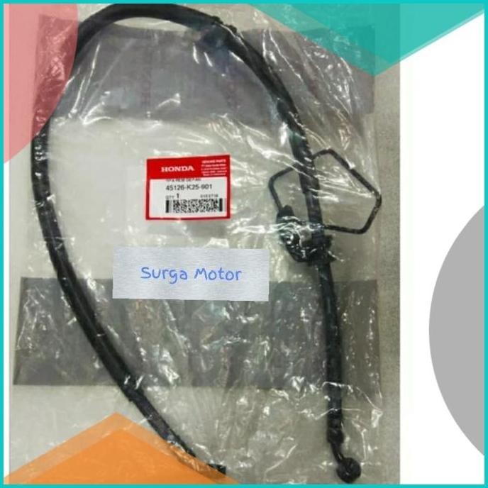 Kabel selang rem depan discbrake brake Beat FI Pop ESp ORI HONDA AHM 1
