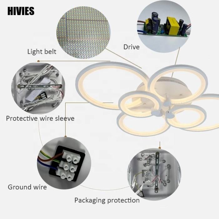 LAMPU LED PLAFON HIAS ATAP RUMAH MODERN MINIMALIS REMOTE CONTROL