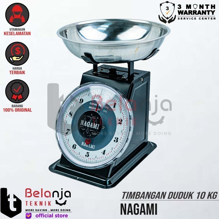 ✨Baru Nagami Timbangan Duduk Jarum 10 Kg Timbangan Duduk 10Kg Diskon