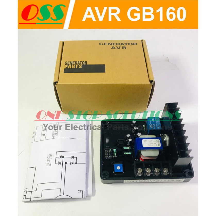 Murah - Avr Brush Generator Universal Gb 160 Gb-160 Gb160 Avr Genset Universal