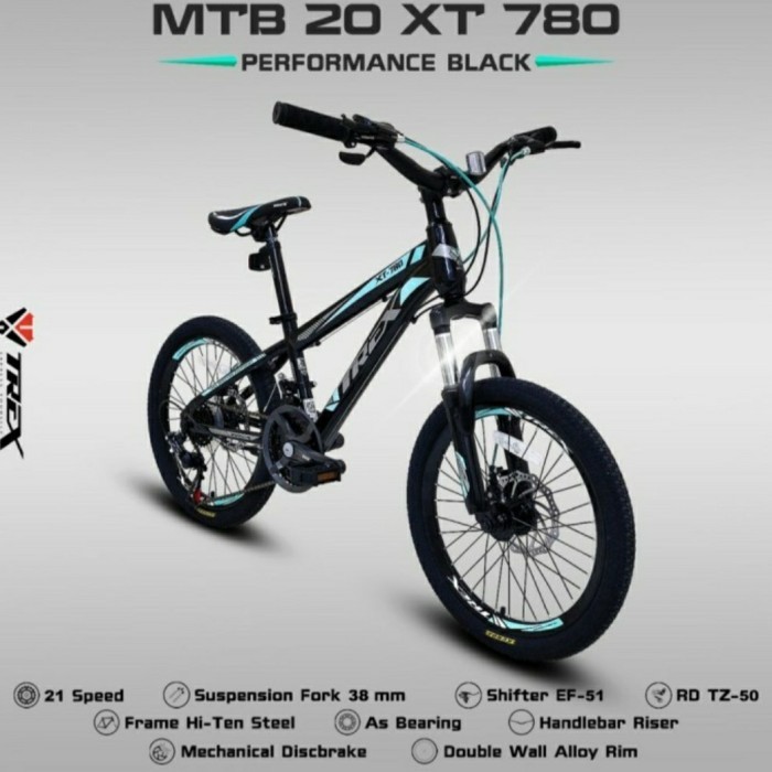 Terbaru Sepeda Mtb Anak 20 Inch Trex Xt 780 Promo Terlaris